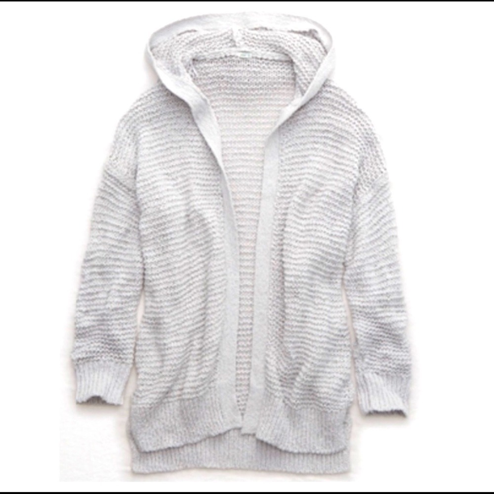 AERIE Lightweight Knit Open Cardigan NEVERWORN
